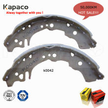 Hi -q Brake pad e conjunto de sapata de travão de tambor K0042 (04495-B1010)